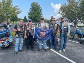 Our ride 17 Sept 2022 at Bot-e-Tots Poker Run. Potsy, Wyvern, Gus, Pops, Dirk, and Nate rode today.